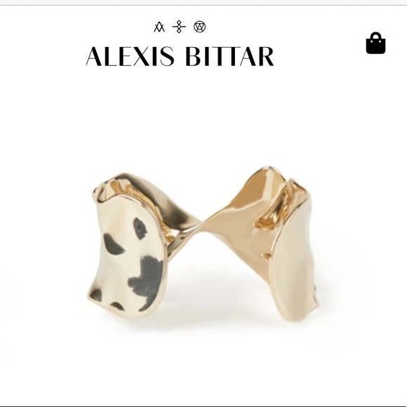 Alexis Bittar Crumpled Metal Twist Cuff Bracelet - Picture 13 of 16